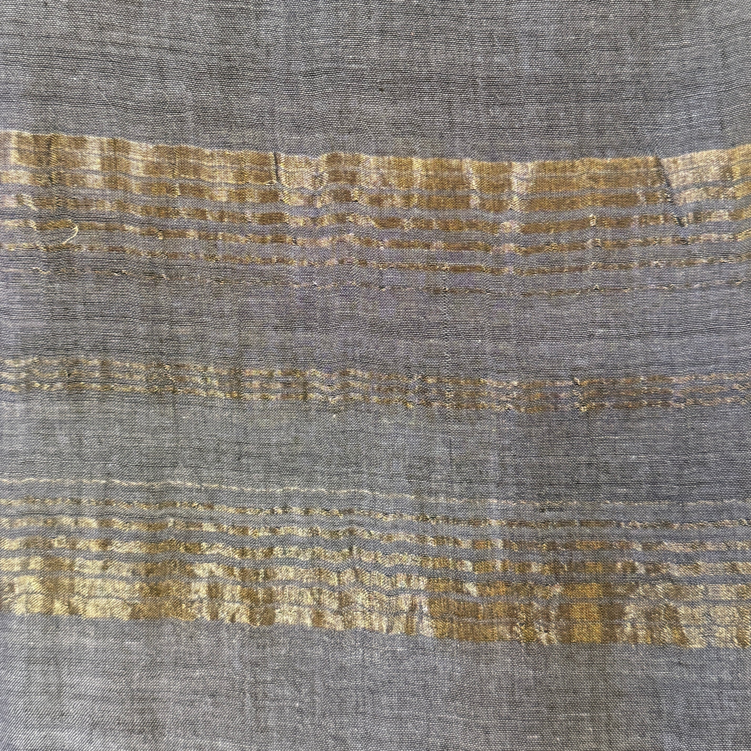 Handwoven Cotton and Sari Jacquard Scarf India