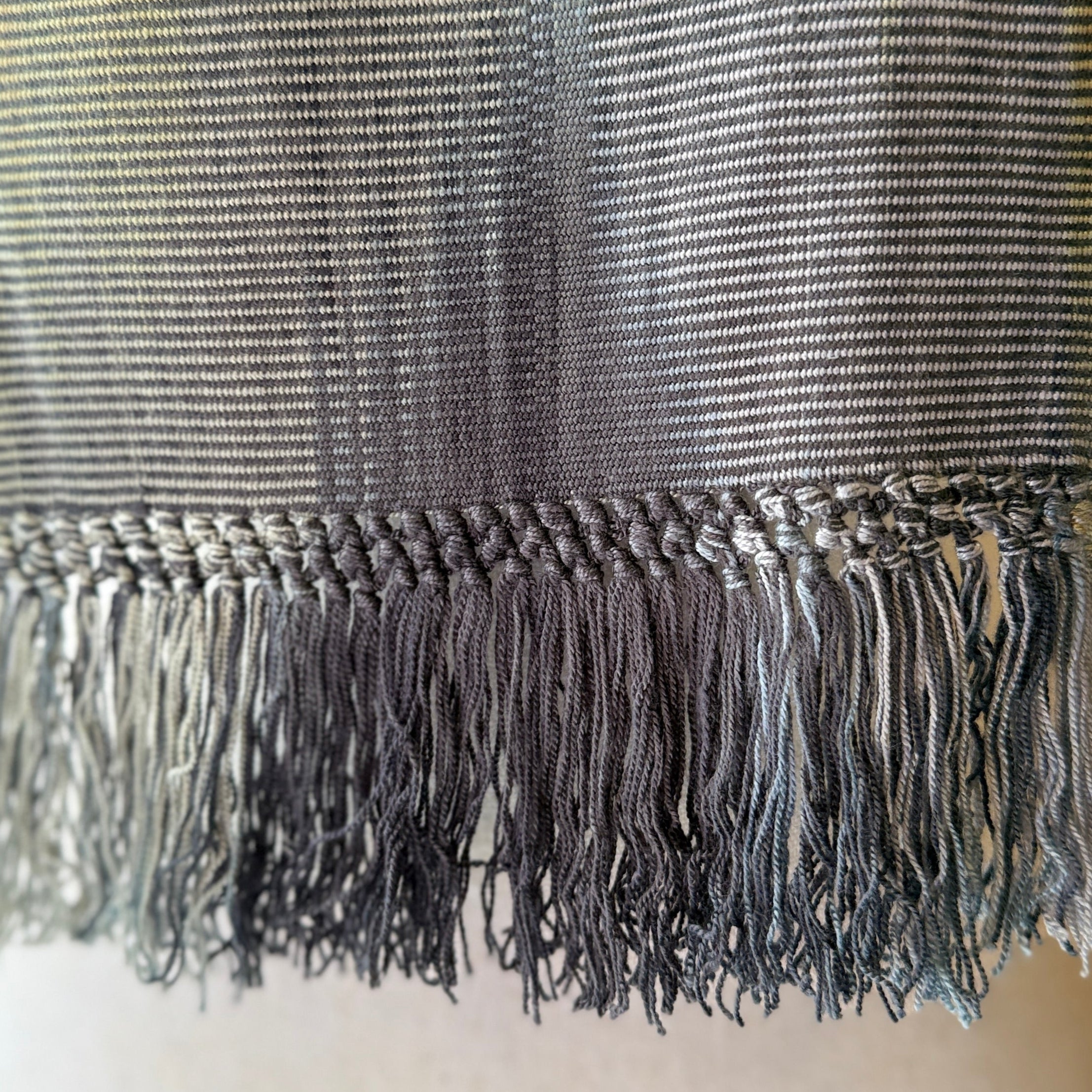 Handwoven Bamboo Olive Scarf Guatemala