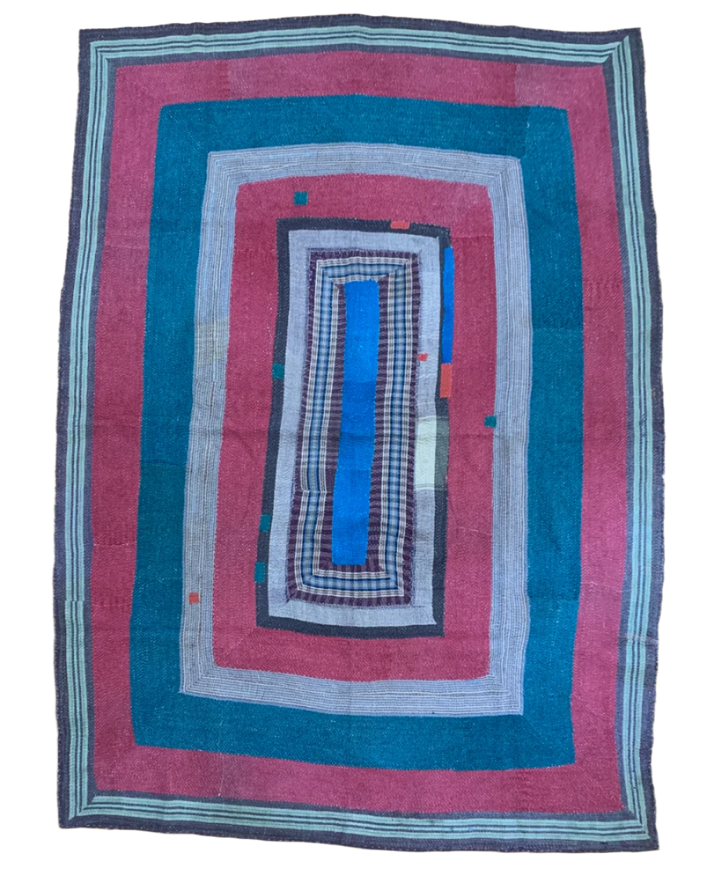 Handmade Kantha Patchwork Quilt India - 16