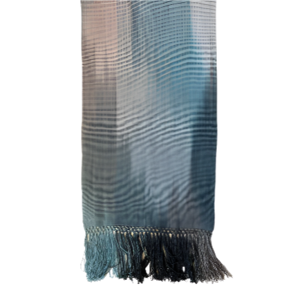 Handwoven Bamboo Light Blues Scarf Guatemala