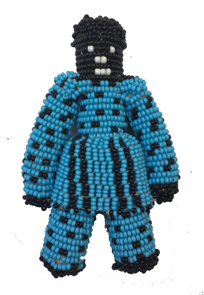 Handmade Beaded Doll South Sudan (7" x 4")