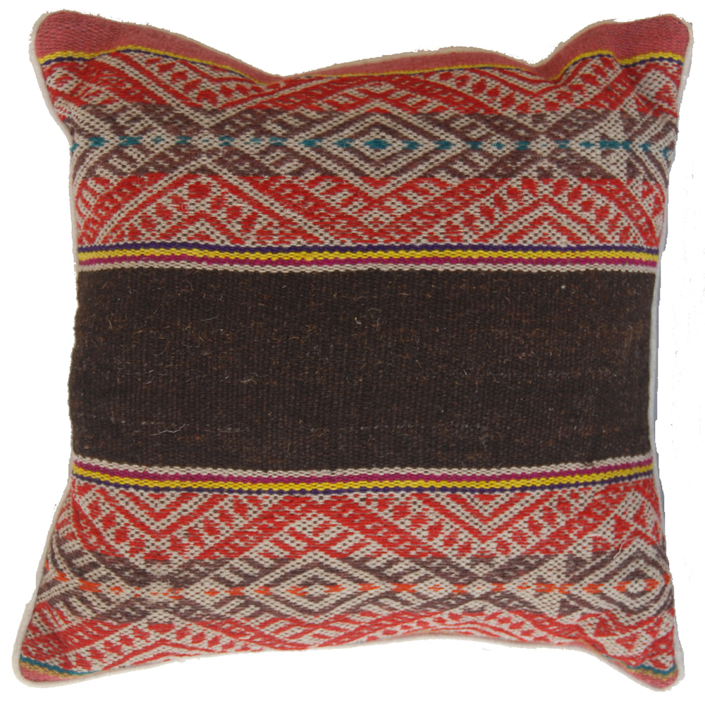 Pillows made from handmade textiles