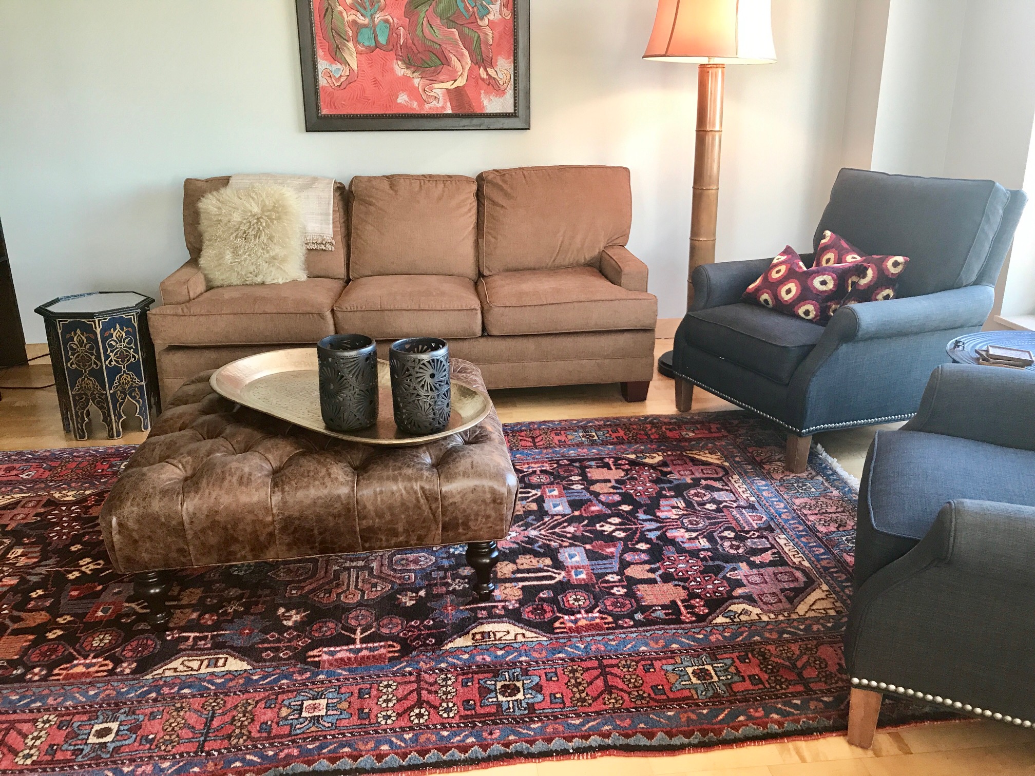 Style Guide: How to Select a Larger Handmade Rug for your Living Room