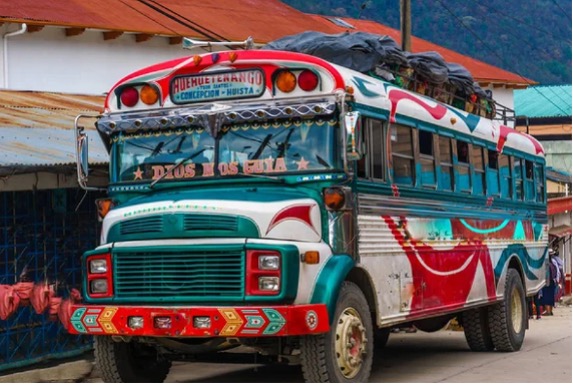 Bus in Salcaia Guatemala